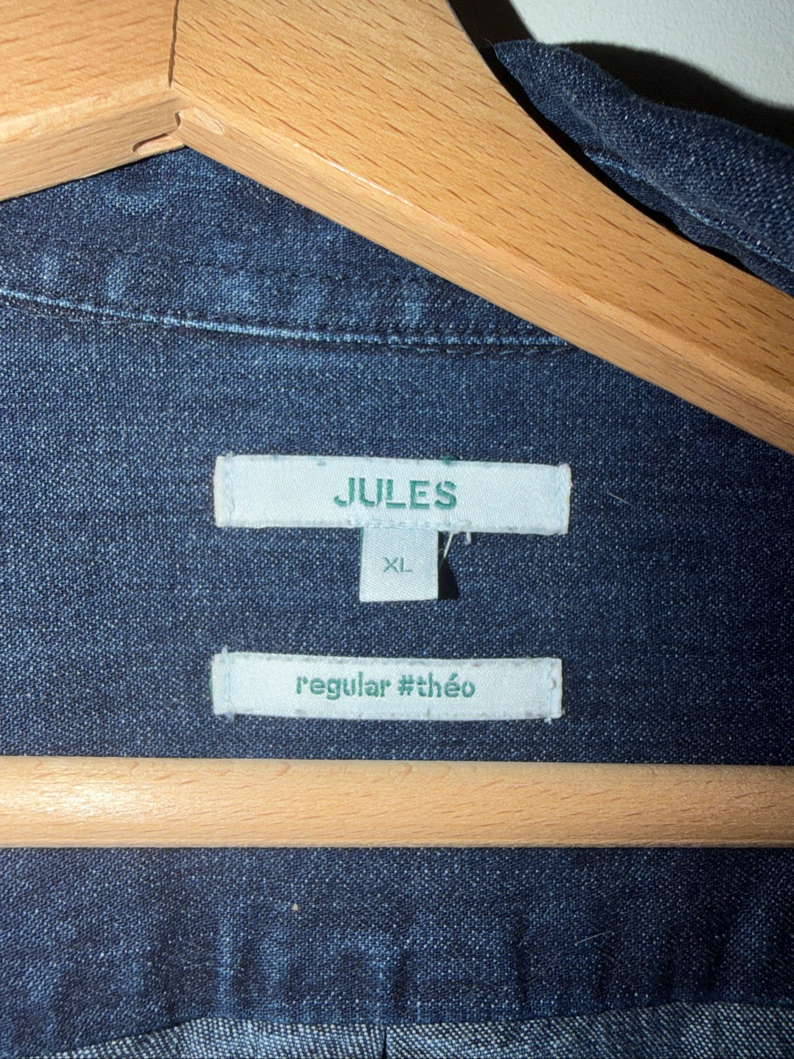 Men's Jules denim shirt size XL in good condition – photo 2